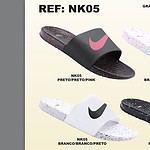 Grade Fechada 12 Pares – Chinelo Nike Pintado – Ref NK05